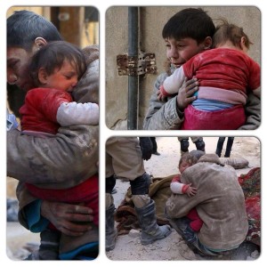syrian boy saves little brother